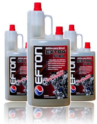 Aditivo para Diesel e Otimizador de Combustível Biodegradavel e Concentrado, Efton Quimica  Extra Fuel Garrafa de 1 Litro